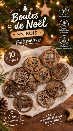 Boules noël en - de,