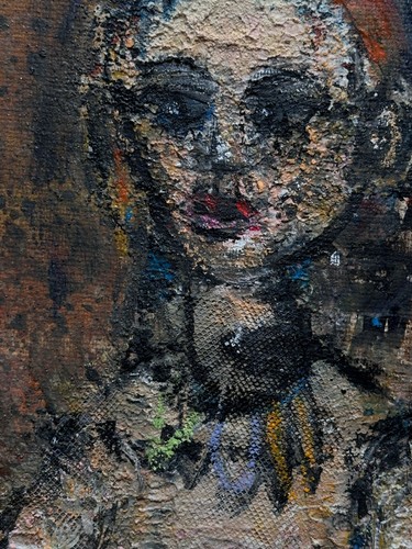 Tableau contemporain abstrait - tableau,