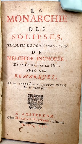Livre ancien 1754 monarchie - livre,