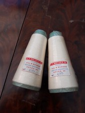 Lot 2 Cônes Fil d’Ecosse Coton Egyptien MOUZAKIS Athènes VINTAGE