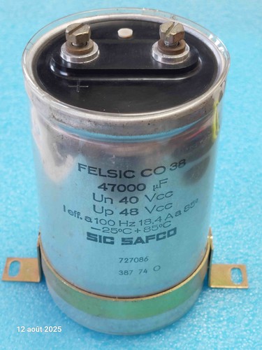 Condensateur sic safco felsic - condensateur, sic-safco