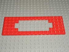 LEGO TRAIN Red Plate 6 x 16 with Motor Cutout Ref 3058b / Set 7727 364