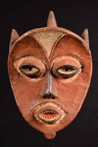 Masque ancien mambila africain - mambila,