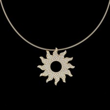 Pendentif diamant chaîne