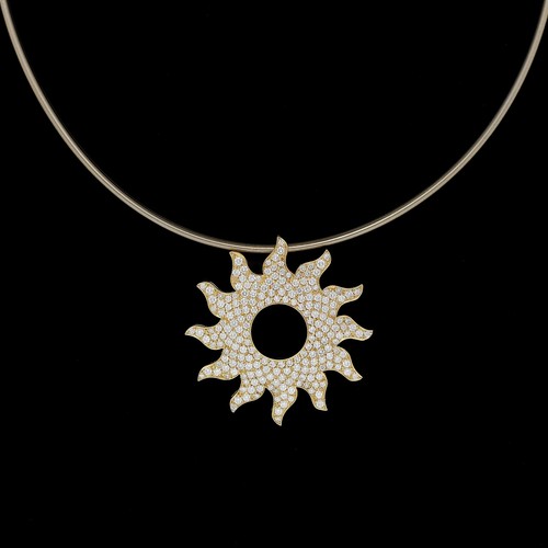 Pendentif diamant chaîne