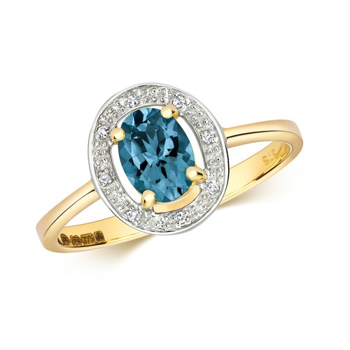 Bague solitaire jaune 9 - solitaire, or