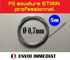 5m / Ø 0,7mm - Fil d'étain