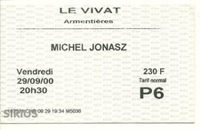 RARE / TICKET DE CONCERT -