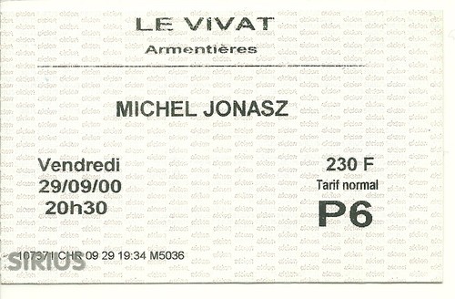 Rare ticket concert - de,