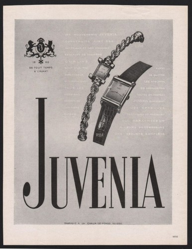 Publicite papier 1949 - papier, montres