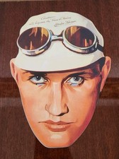 Très Rare Masque Publicitaire COINTREAU Années 30 Visage Pilote Art Déco Maillet