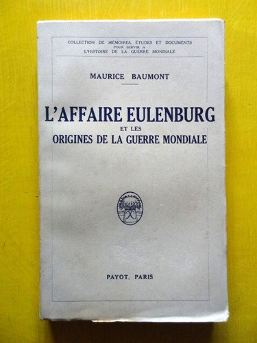 Maurice baumont affaire - maurice, l'affaire