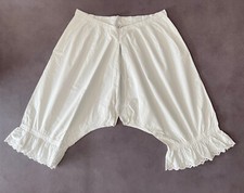 Caleçon Jupon provençal XIXem en lin, linge, costume folklorique