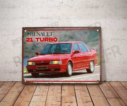 Plaque métal vintage renault