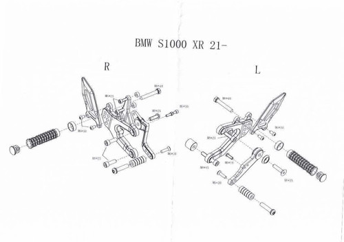 Commandes reculées moto tron - commandes,