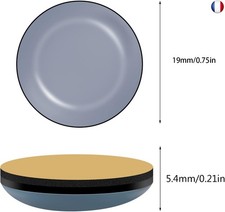 tao pipe Lot de 24 patins adhésifs carrés en PTFE en téflon pour meubles lourds 