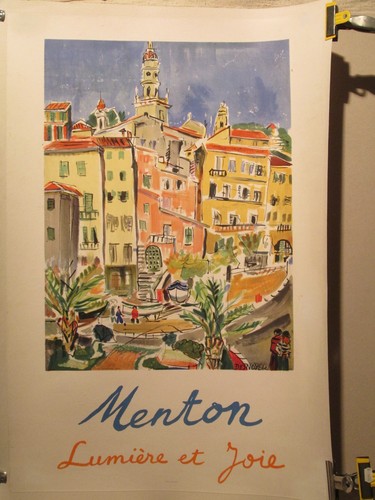 Affiche menton desnoyer - menton,