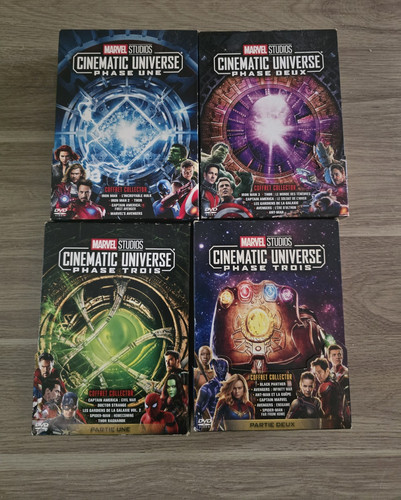 Coffret dvd marvel cinematic - coffret,