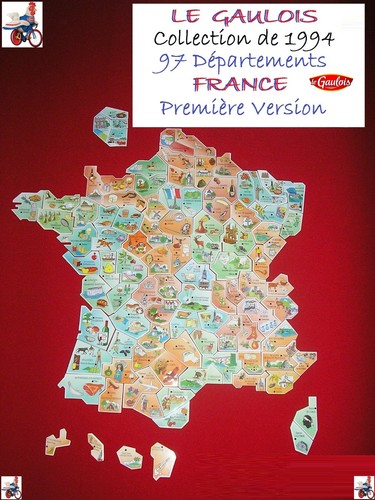 Gaulois 1994 carte france - gaulois,