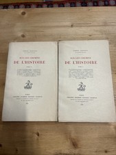 Lot 2 Livres anciens 1924, Sur les chemins de l’Histoire Gabriel Hanotaux t 1&2