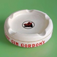 cendrier de bar dry gin gordon's en céramique