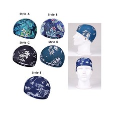 Bonnet de bain imprimé fleurs