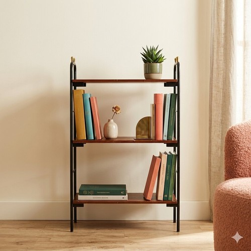 Petite bibliothèque vintage - bibliothèque,