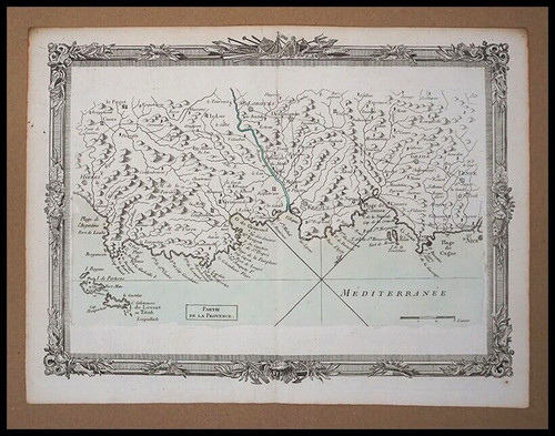 Carte maritime ancienne des