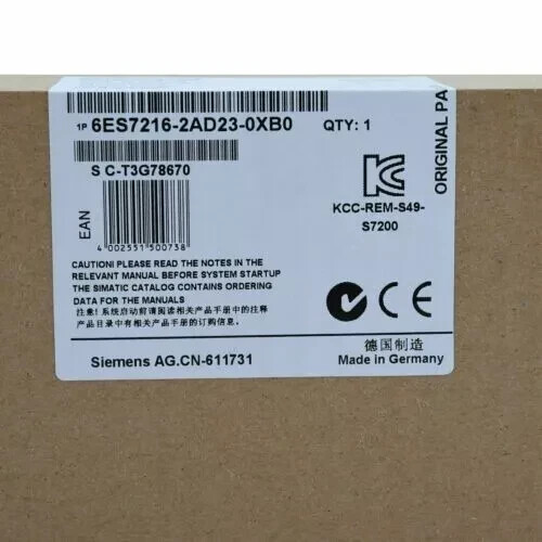 New siemens 6es7216 2ad23 - new,