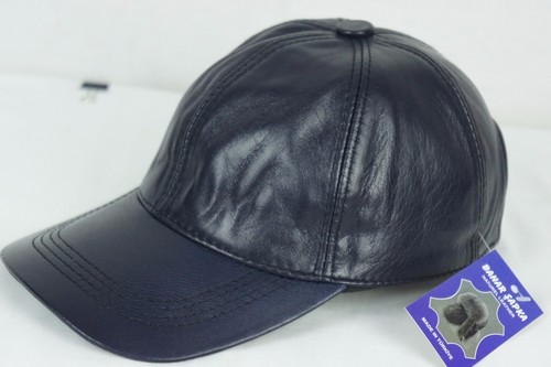 Casquette biker cuir - en,