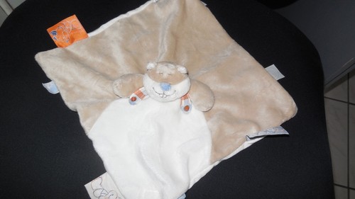 Doudou plat écureuil beige - doudou,