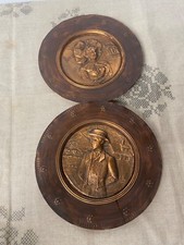 Lot de 2 assiette en cuivre