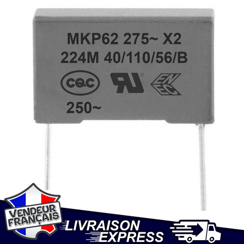 Condensateur mkp62 22µf - mkp62, x2