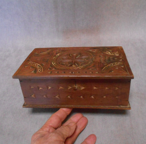 Boite ancienne coffret - boite, bois