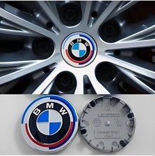 4X Centre Roue BMW Edition 50E Anniversaire 68mm Cache Moyeu Jante Auto Clipser
