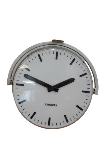 Horloge usine lambert double - horloge,