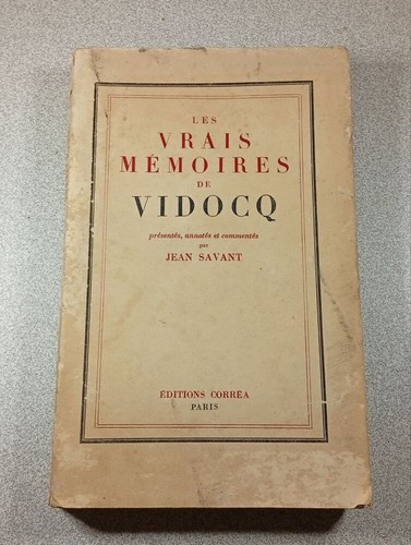 Les vrais mémoires vidocq - les,