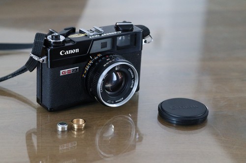 Canon canonet iii ql17 - canonet, noir