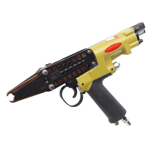 Pneumatic shaped gun cage - pneumatic, c-shaped