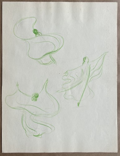 Dessin portrait danseuse - portrait,