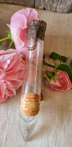 Rare ancienne bouteille verre - ancienne,