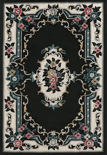 Tapis floral touffeté la - tapis,