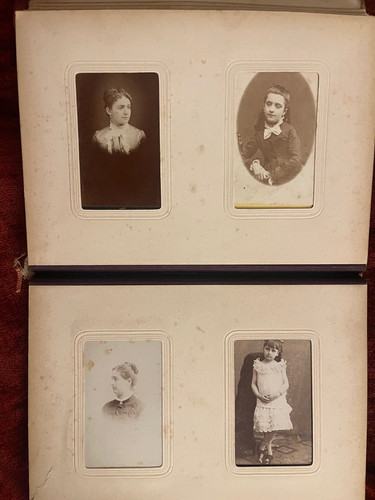 Album photo xixème cdv photos - album,