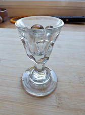 Verre soufflé à liqueur dit "trompe l'oeil" début XXe