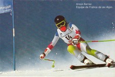 CARTE POSTALE postcard SKI
