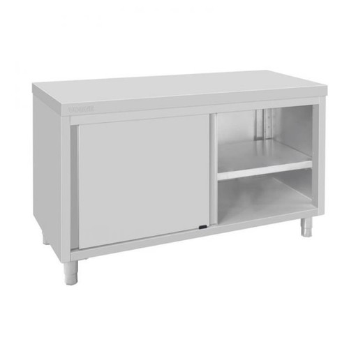 Armoire sur pieds - inox, (l)1500