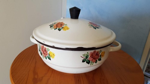 Soupière émail avec - soupiÈre,
