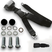 Dreipunkt Automatique Ceinture de Sécurité 15cm Onglet Noir pour Renault Vintage