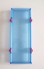 PLAYMOBIL (C134) AEROPORT - Baie Vitrée Bleue 16,5cm 3186 3240 3885 4311 4314