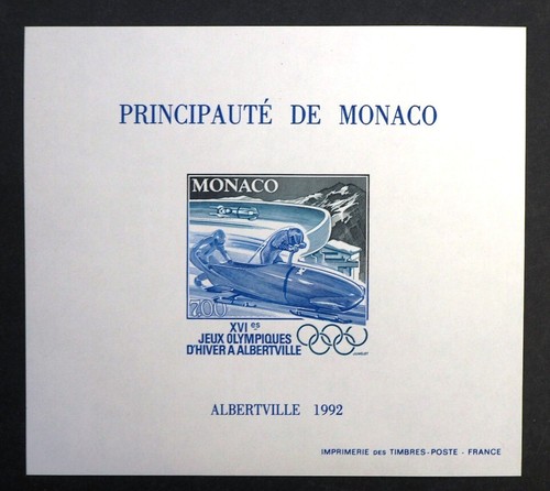 Monaco bloc special yvert a - yvert, 17